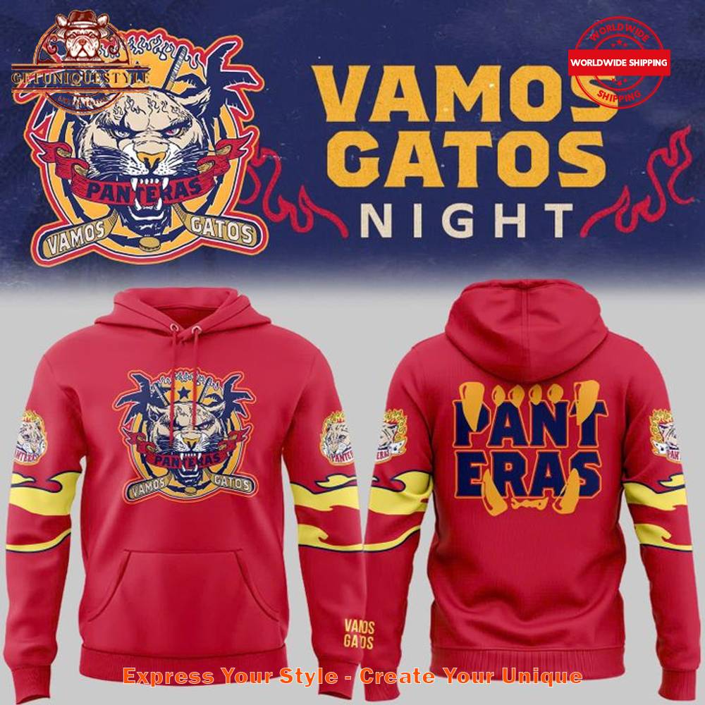 Florida Panthers Vamos Gatos Night Hoodie