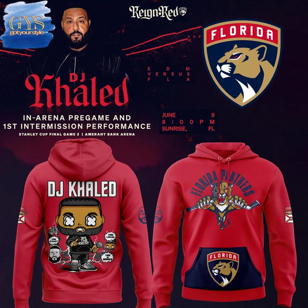 Florida Panthers x DJ KHALED Limited Edition Hoodie Premium Merchandises
