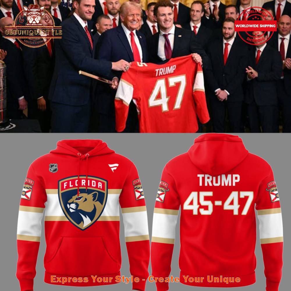 Florida Panthers x Trump 45-47 NHL Hoodie
