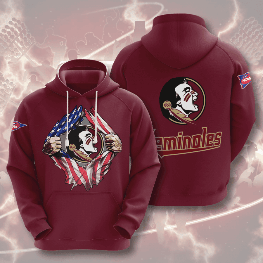 Florida State Seminoles Football Hoodie  Zip Hoodie