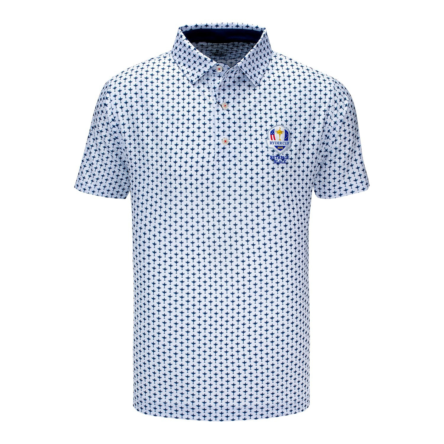 FootJoy 2025 Ryder Cup Trophy Print Polo Shirt Golfer Gift Ideas For Him