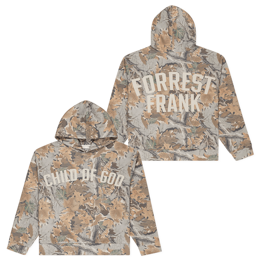 Forrest Frank Merch Forrest Frank Tour Merch Child Of God Camo Hoodie Best Gifts For Dad