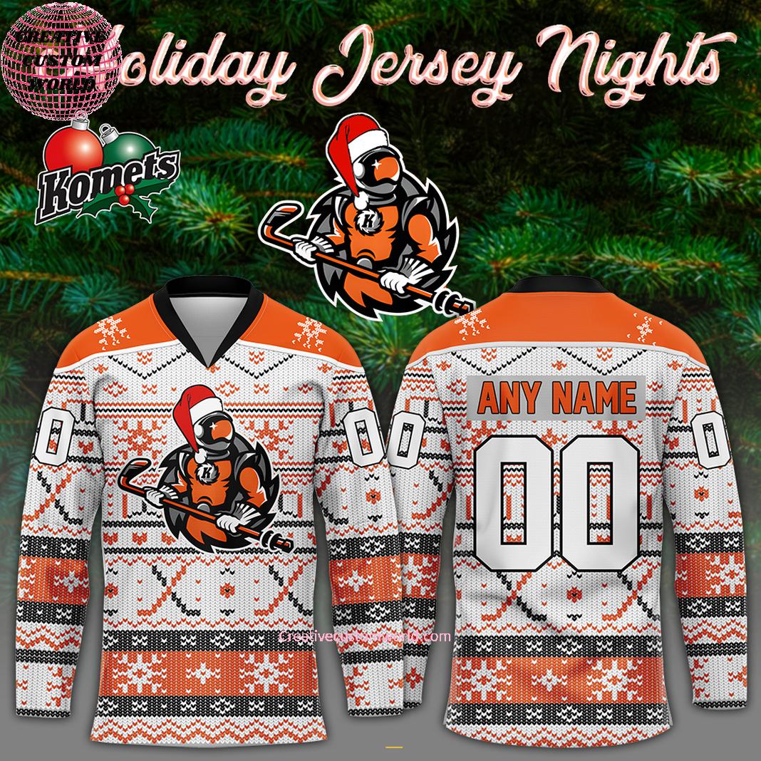 Fort Wayne Komets x 2024 Merry Christmas Hockey Jersey