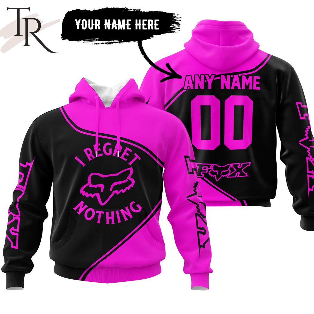 Fox Racing I Regret Nothing â€“ Vivid Pink Hoodie