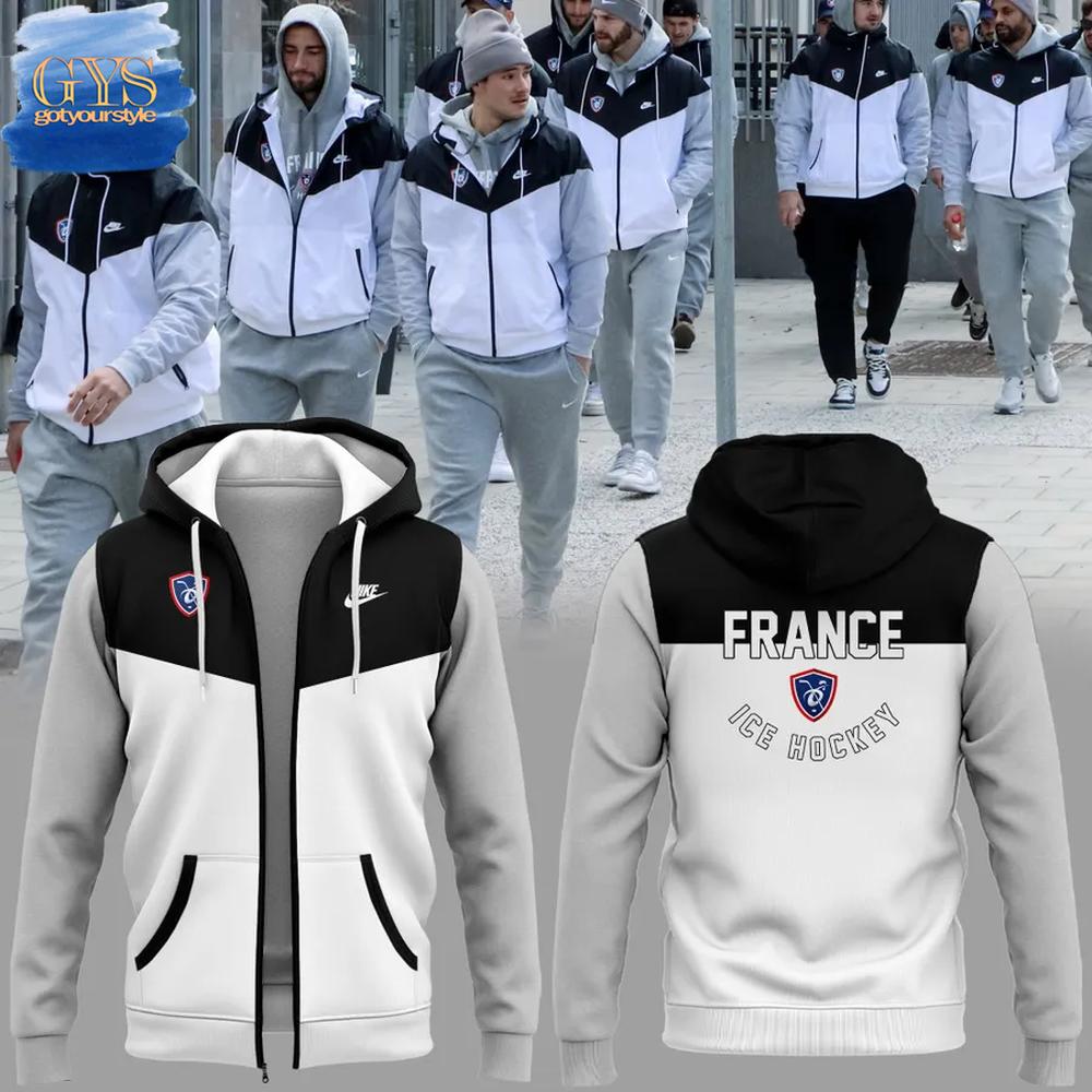 France Ice Hockey Special Limited Edition Zip Hoodie Premium Merchandises