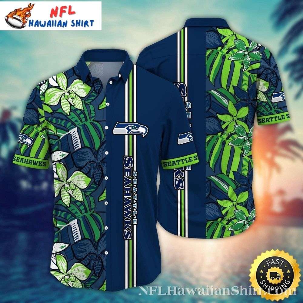Fresh Foliage NFL Seattle Seahawks Tropical Hawaiian Shirt Gift For Sport Music Fans
