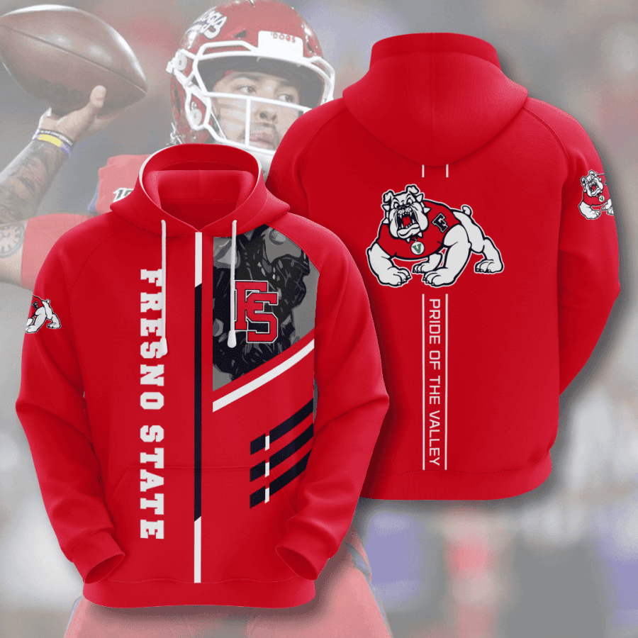 Fresno State American Football Hoodie  Zip Hoodie