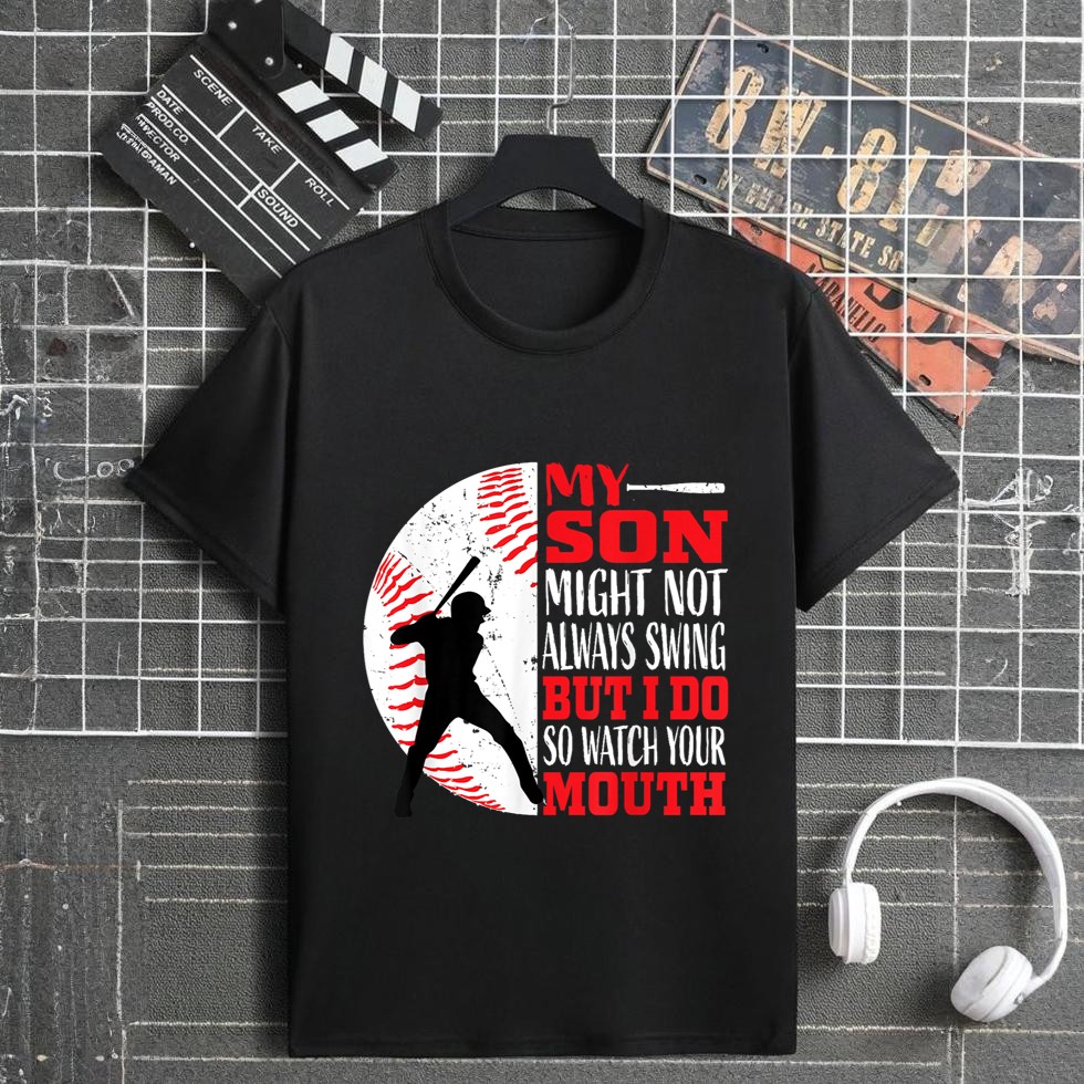 Funny Baseball Shirts Mom Dad Men Women Sayings Shirt Tshirt T-Shirt
