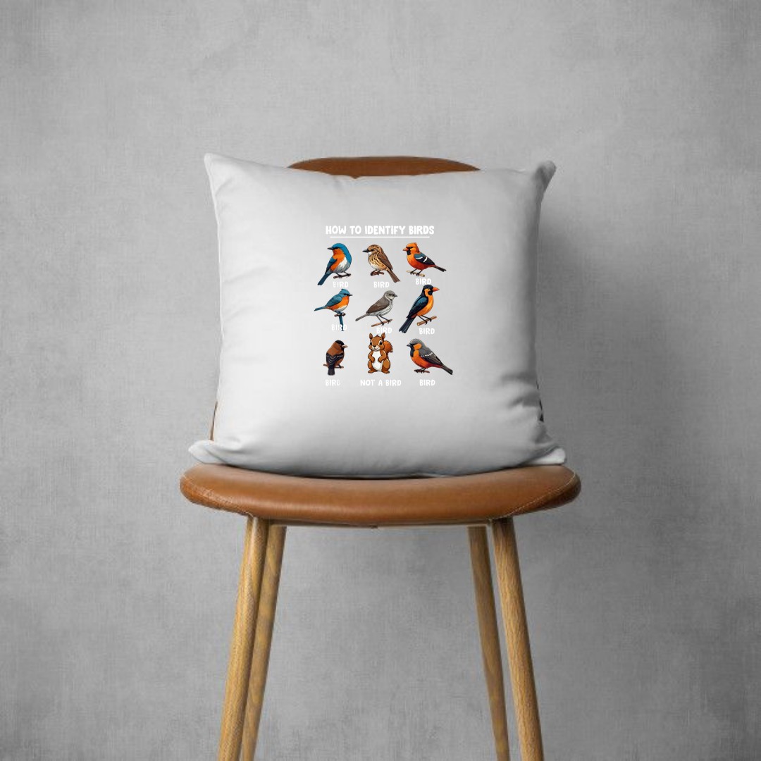 Funny Bird How to Identify Birds Pillows