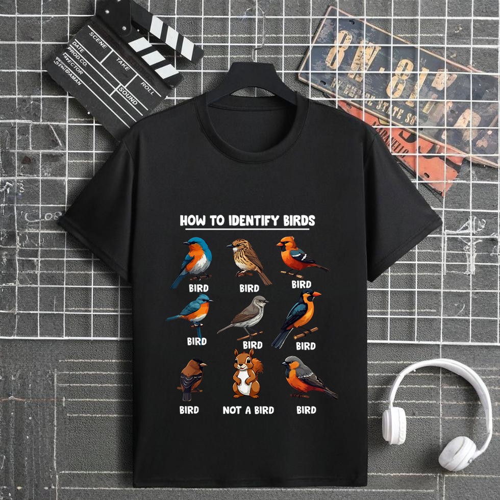 Funny Bird How to Identify Birds T-Shirt