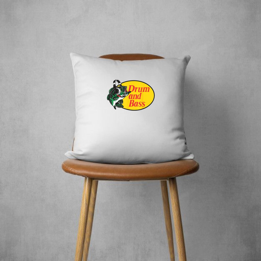 Funny Drum And Bass For Music Lovers Pillows