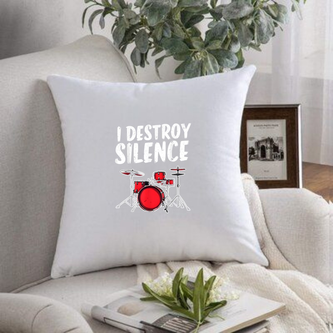 Funny Humorous Sayings Drums And Percussion For Drummers Pillows