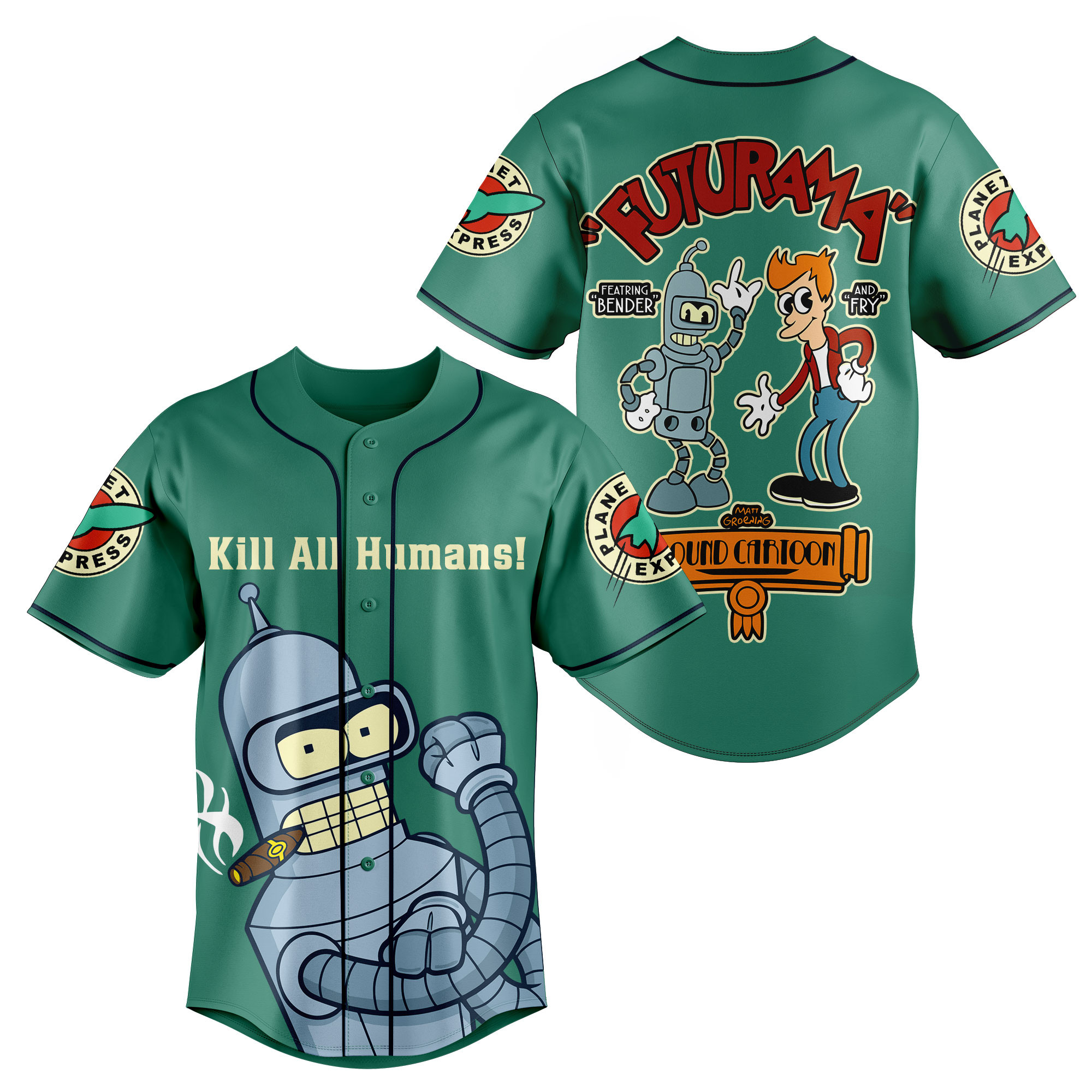 Futurama Baseball Jersey For Fans