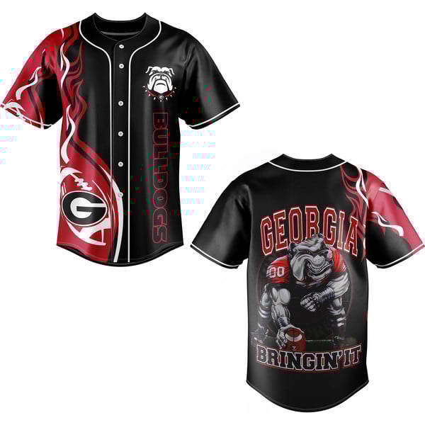 Georgia Bulldogs Baseball Jersey For Fans