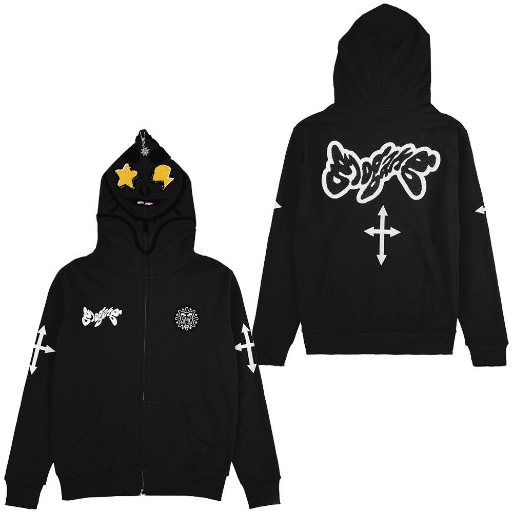 Glo Gang Hoodie Glo Man Full Zip Hoodie Simple Fathers Day Gift Ideas