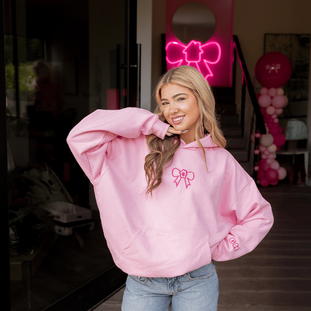Glow House Hoodie You Are Loved Bow Hoodie Mothers Day Gift Ideas For Wife