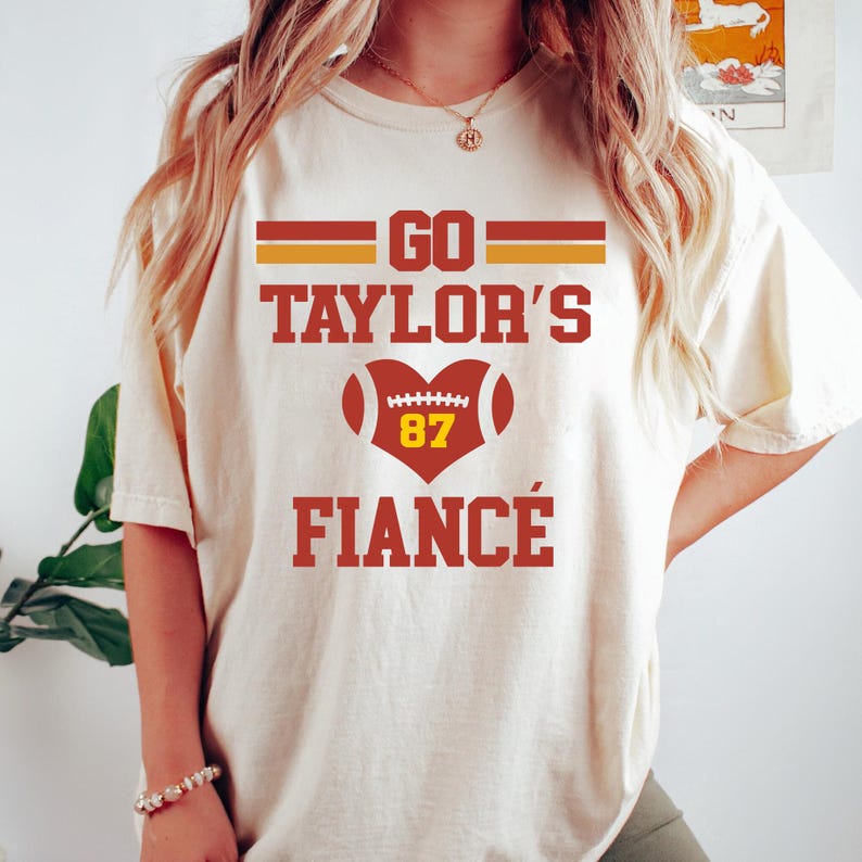 Go Taylors Fiance Tshirt Taylor Engaged Shirt Engagement Tee The Kelces Shirt