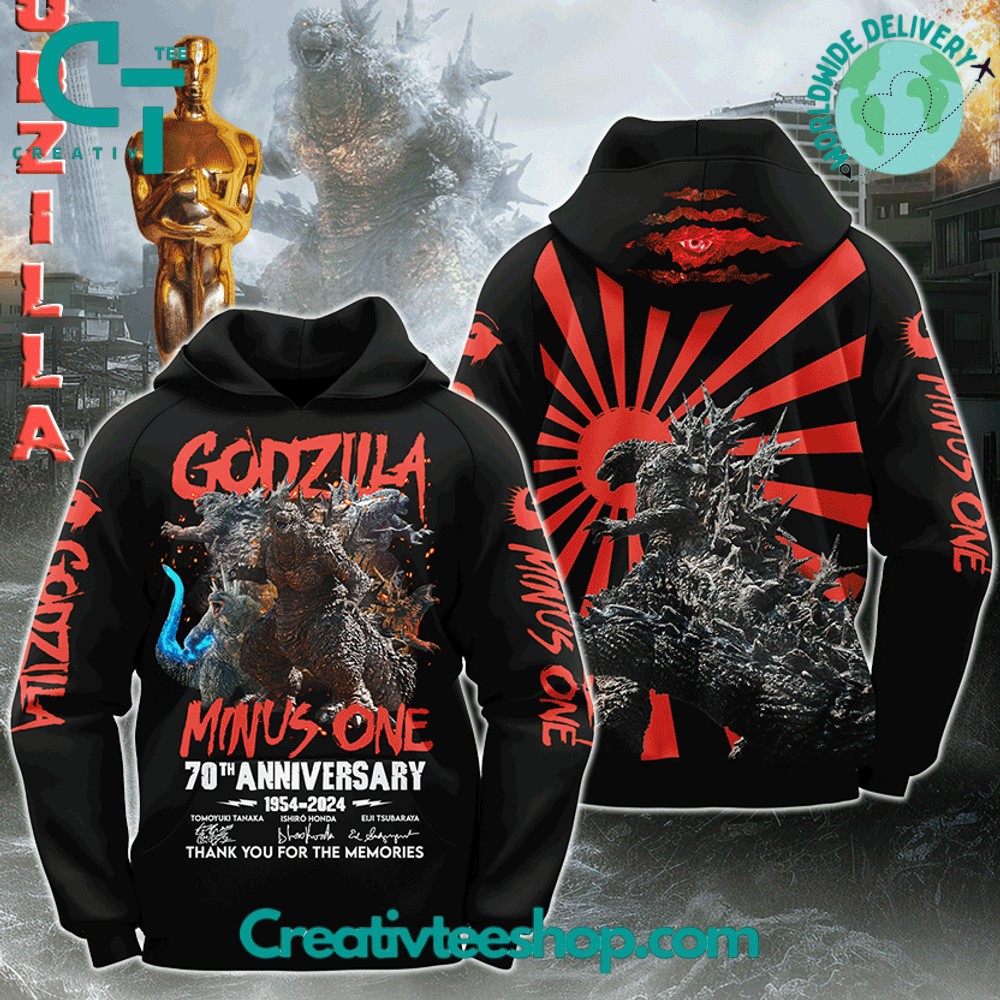 Godzilla Minus One 70th Anniversary Hoodie