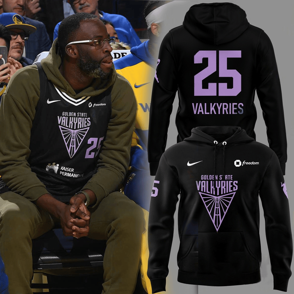 Golden State Valkyries Basketball 25 Black Hoodie Unique Sport Collectible For Fans