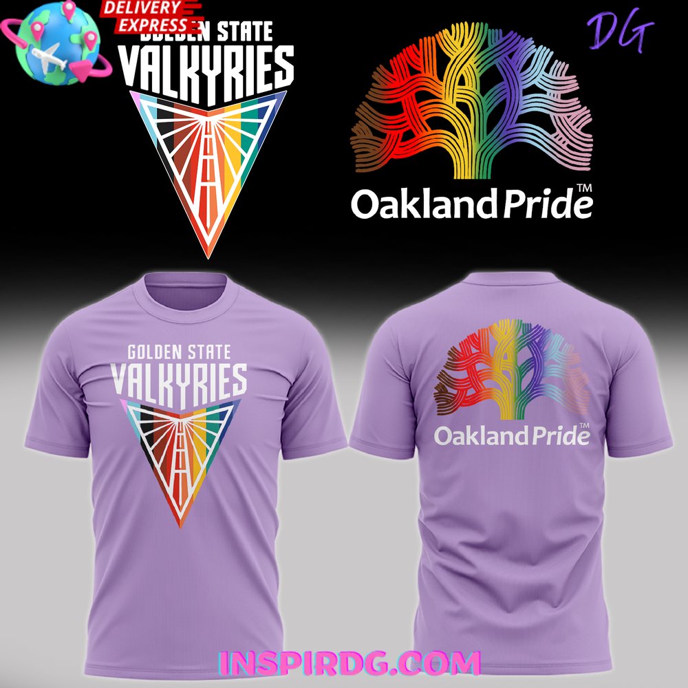 Golden State Valkyries Oakland Pride 2025 Purple T-Shirt Gift For Sport Music Fans