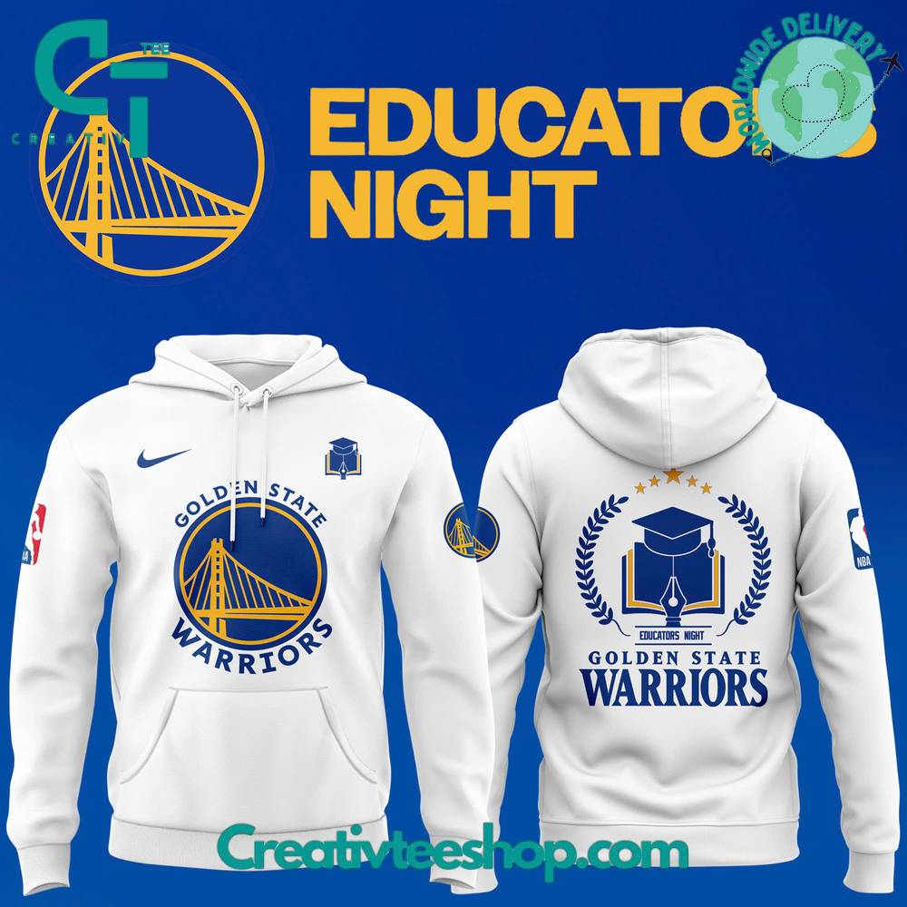 Golden State Warriors x Educators Night 2024 Hoodie