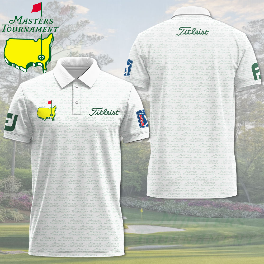 Golf Masters Tournament Titl 3D Polo Shirt Best Golf Gifts For Men