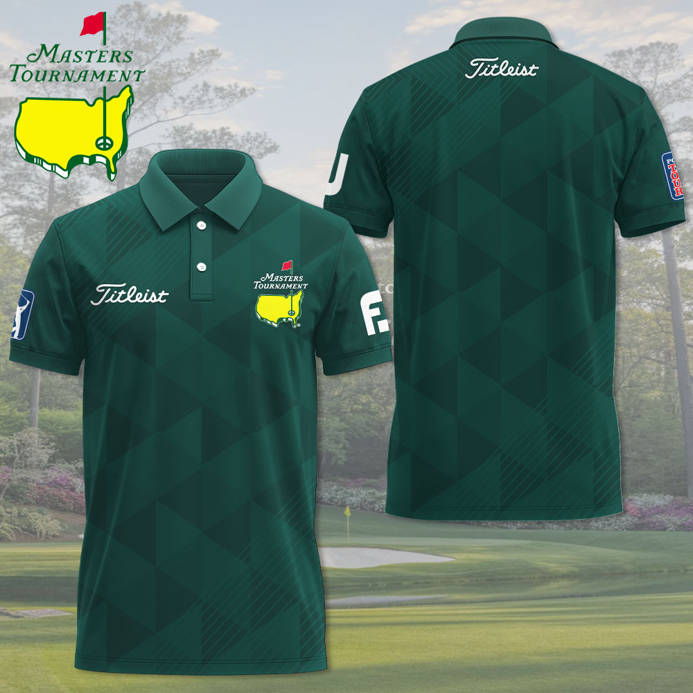 Golf Masters Tournament Titl 3D Polo Shirt Cool Golf Gift