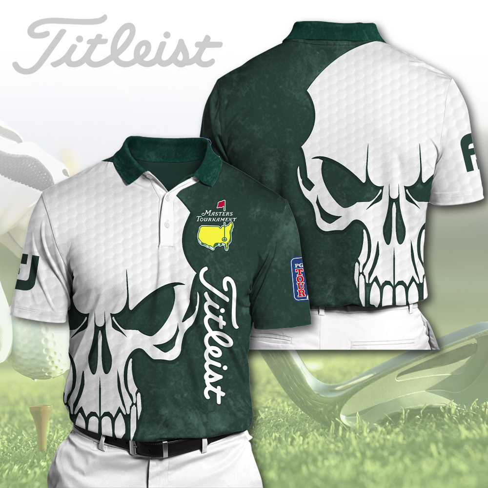 Golf Masters Tournament Titl 3D Polo Shirt Cool Golf Gifts