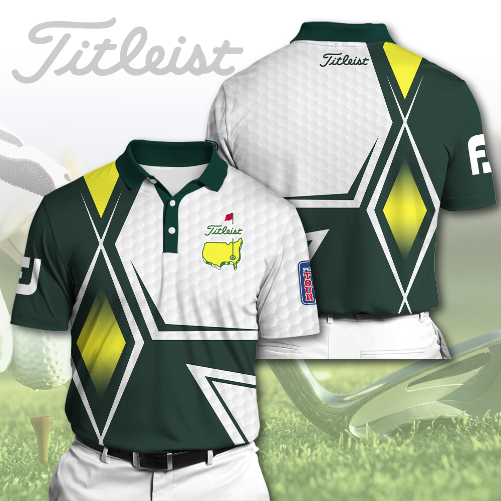 Golf Masters Tournament Titl 3D Polo Shirt Cool Golf Presents