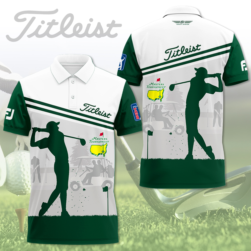 Golf Masters Tournament Titl 3D Polo Shirt Gift For Golfer