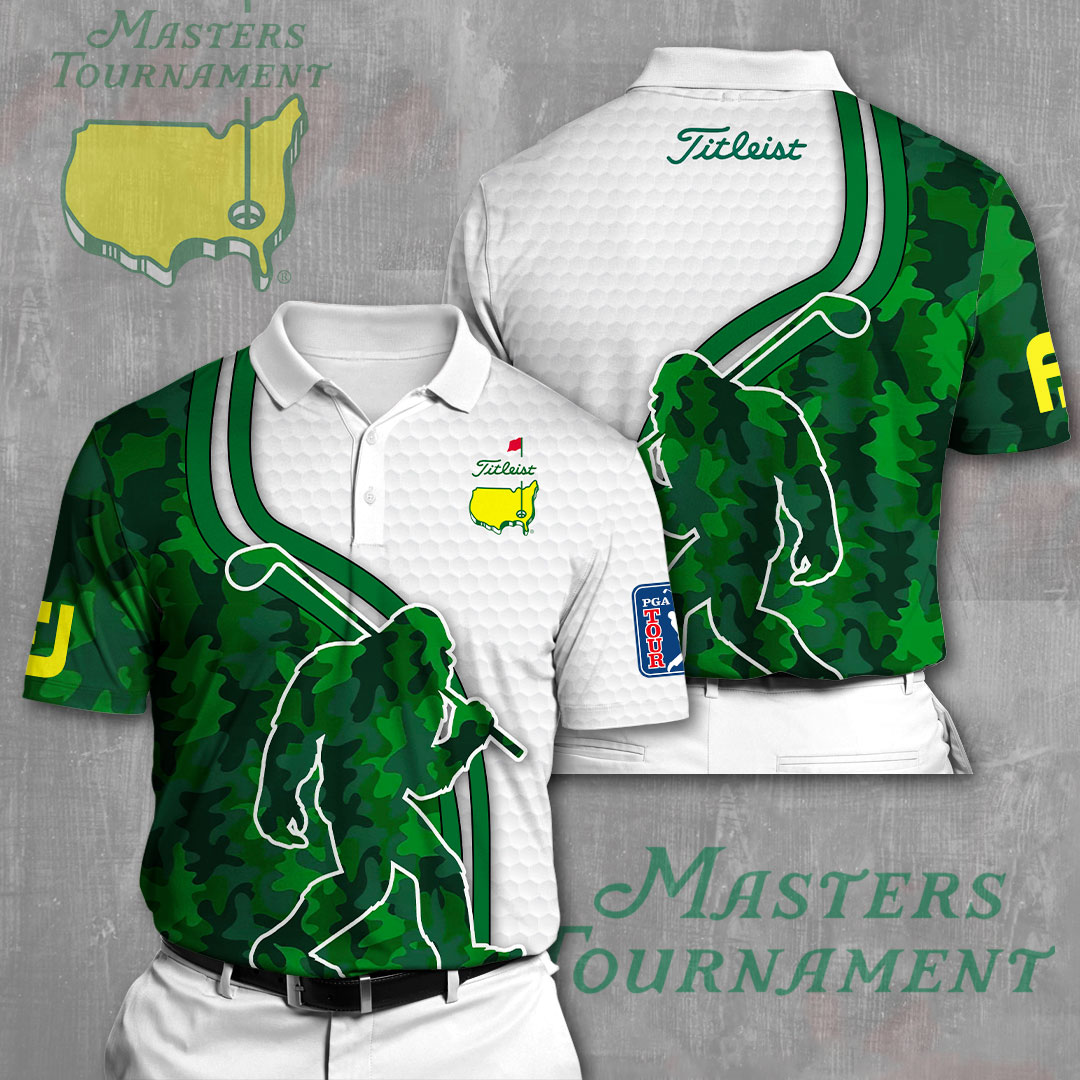 Golf Masters Tournament Titl 3D Polo Shirt Golf Present Ideas