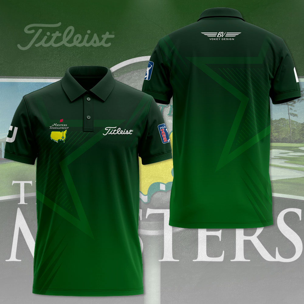 Golf Masters Tournament Titl 3D Polo Shirt Good Golf Gift