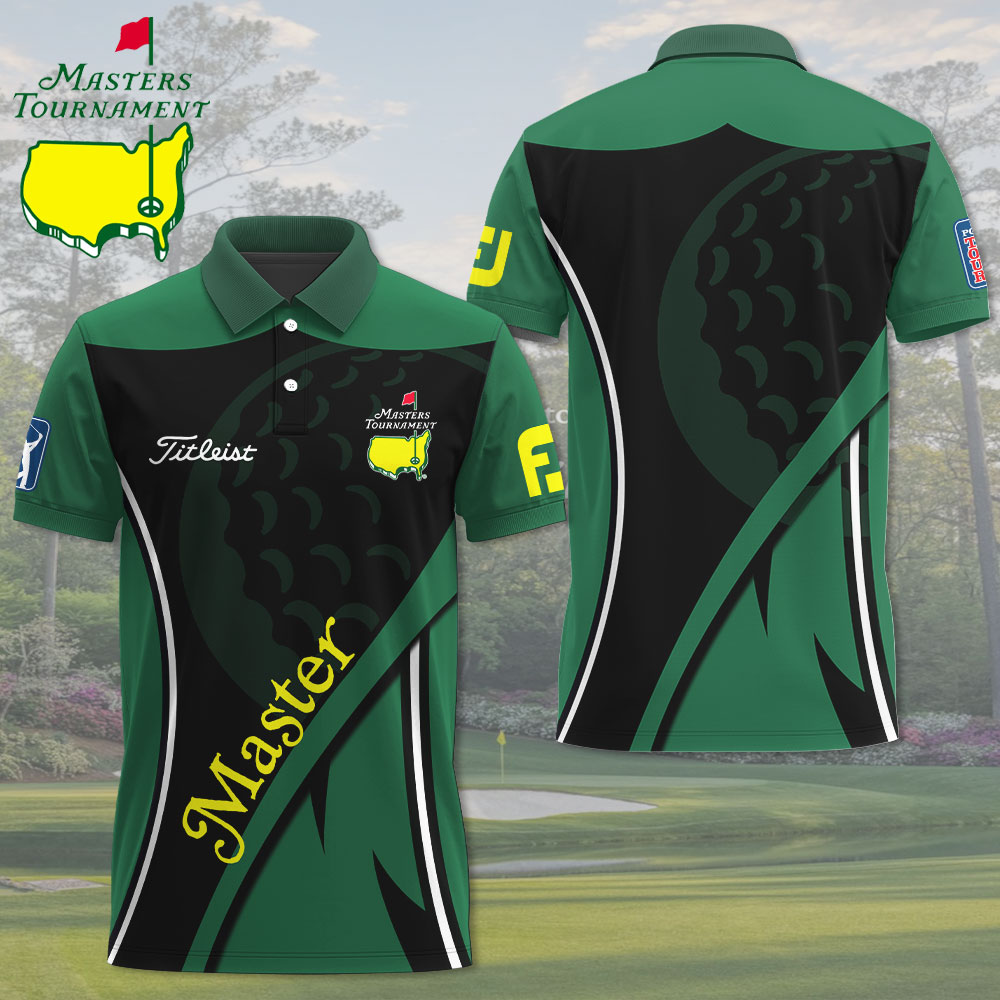 Golf Masters Tournament Titl 3D Polo Shirt Good Golf Presents