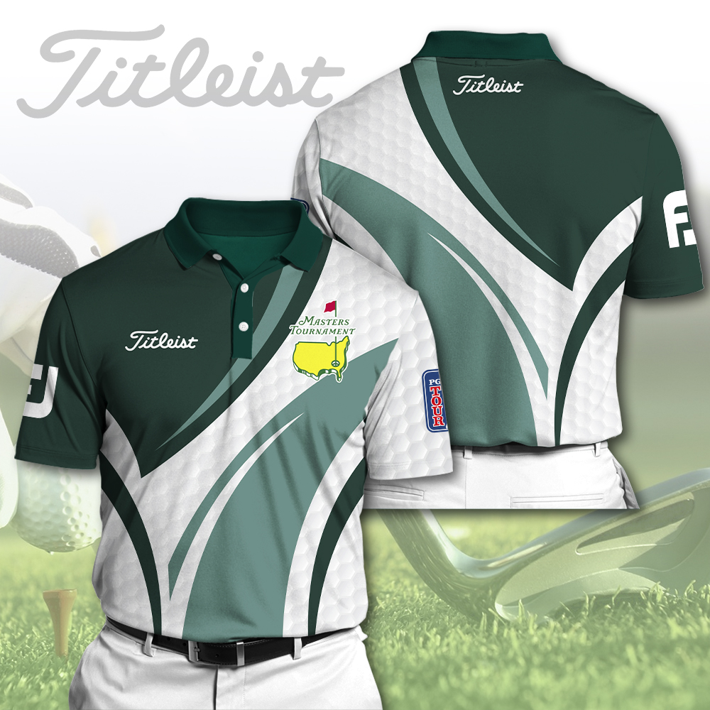 Golf Masters Tournament Titl 3D Polo Shirt Mens Gifts Golf Ideas