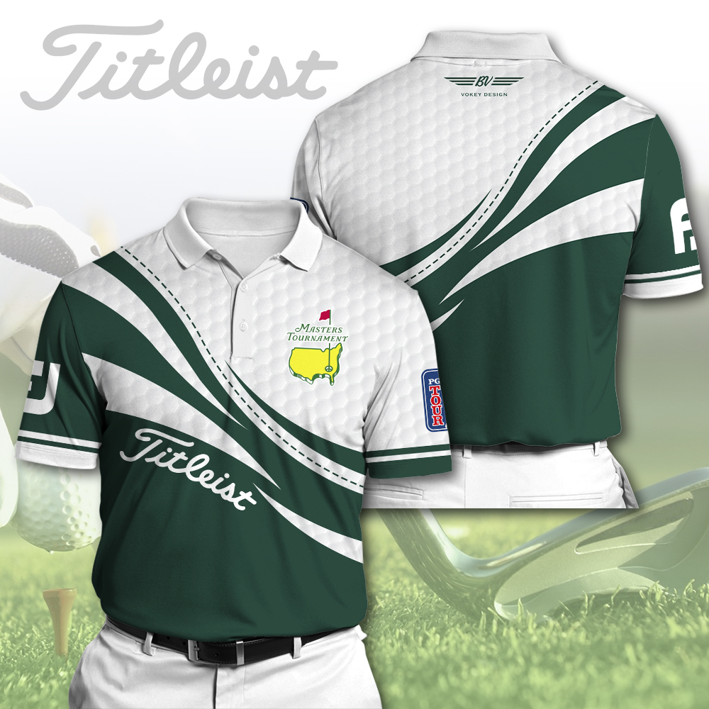 Golf Masters Tournament Titl 3D Polo Shirt Perfect Gift For Golfers