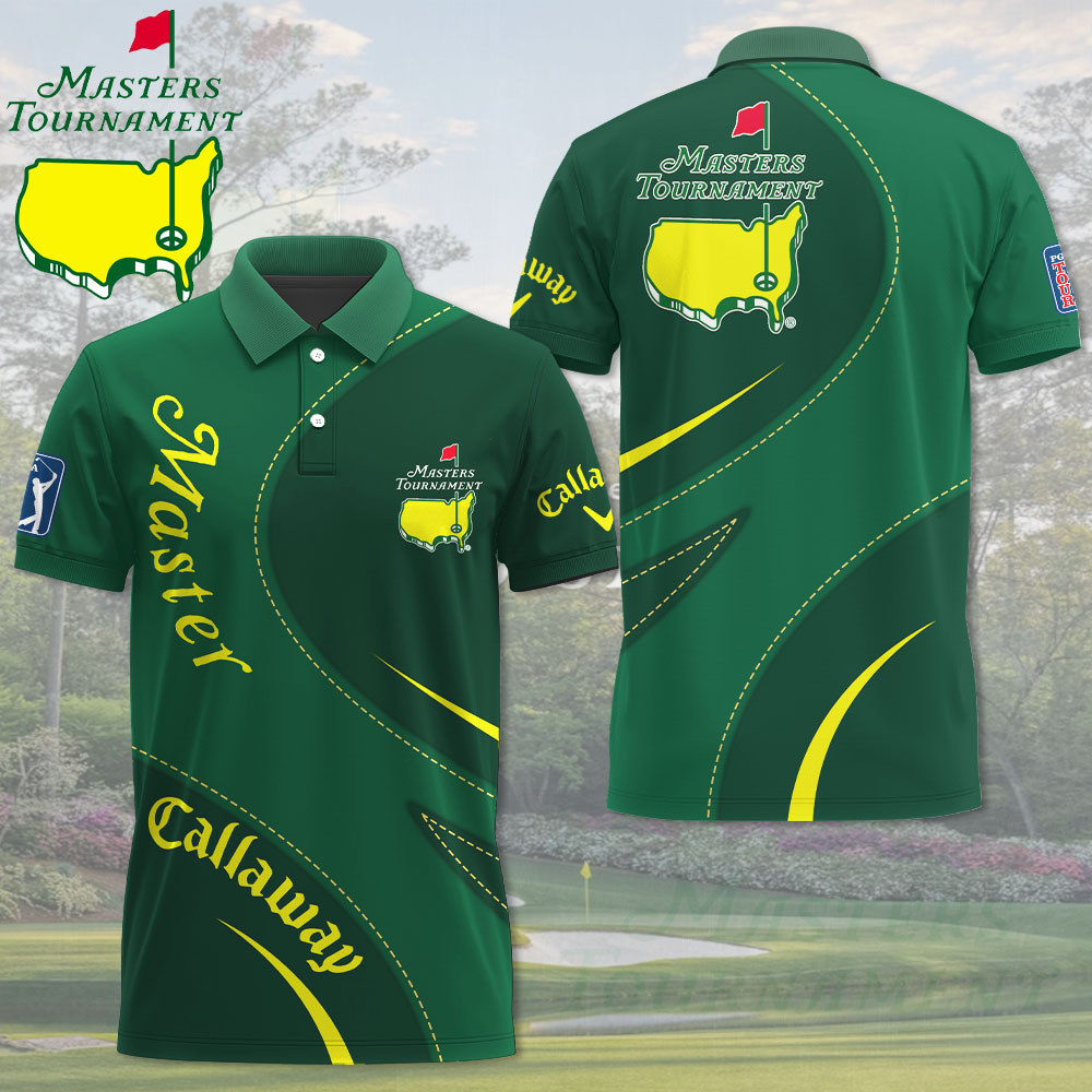 Golf Masters Tournament X Calw 3D Polo Shirt Golf Presents For Dad