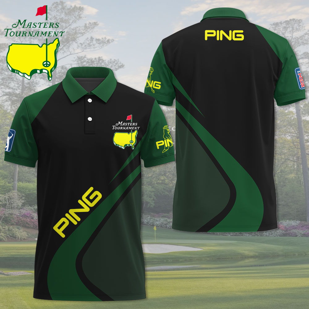 Golf Masters Tournament X Png 3D Polo Shirt Perfect Gift For Golfers