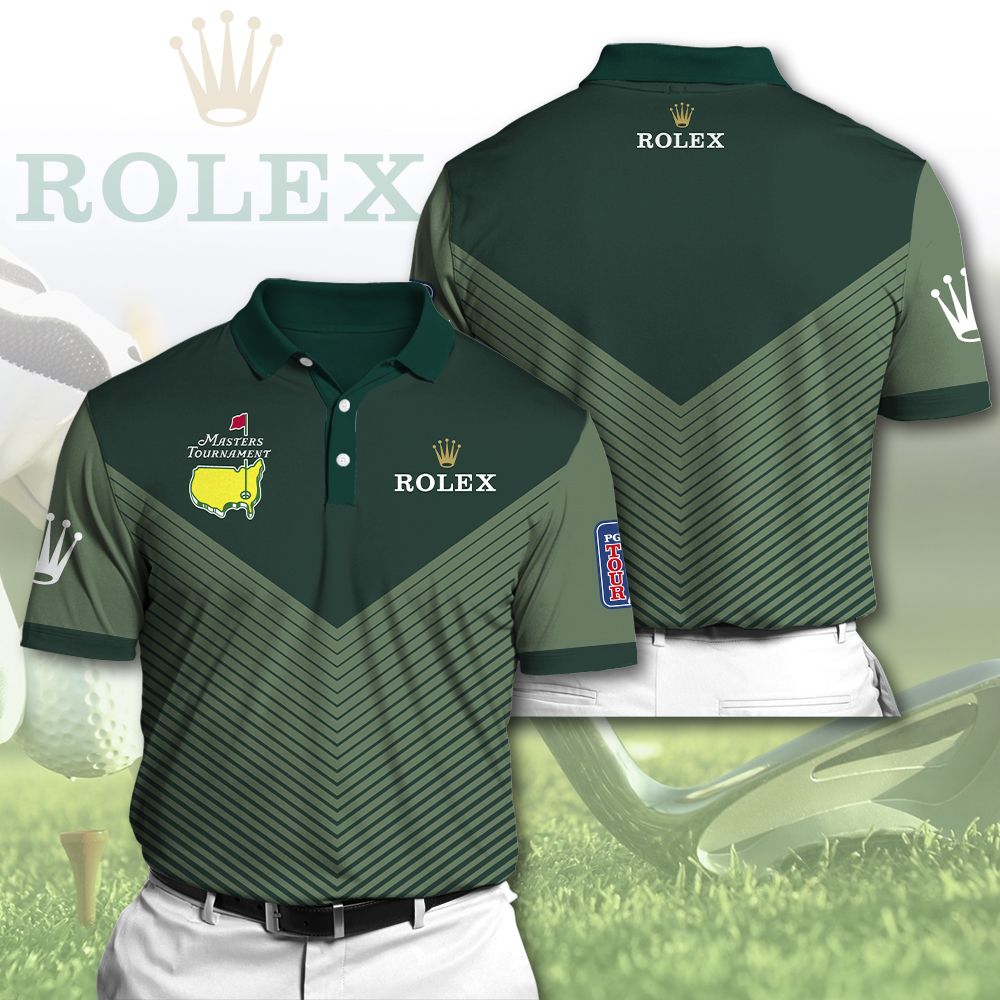 Golf Masters Tournament X Rolex 3D Polo Shirt Gift For Golf Lover