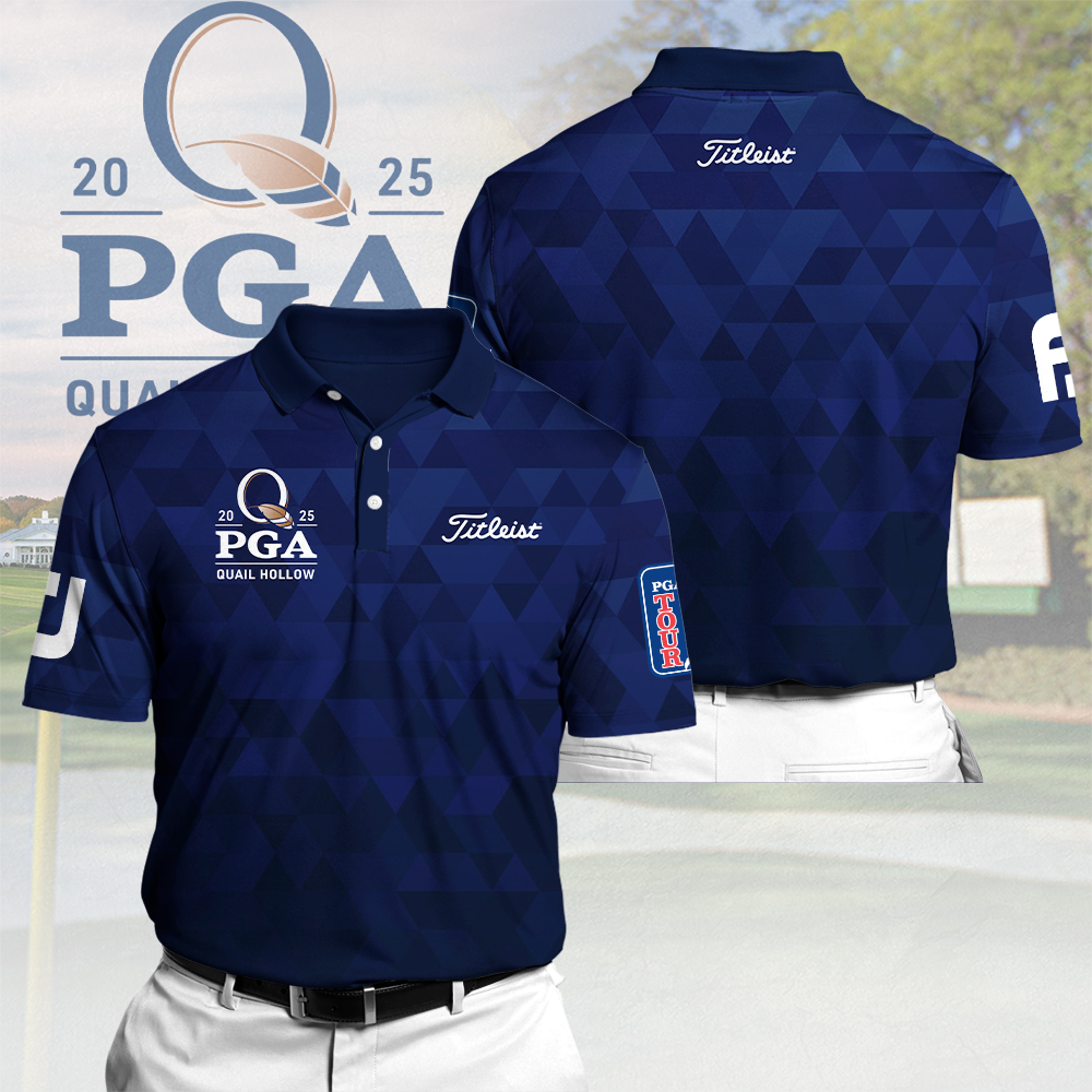 Golf PGA Championship TITL 3D Polo Shirt Best Golf Gifts