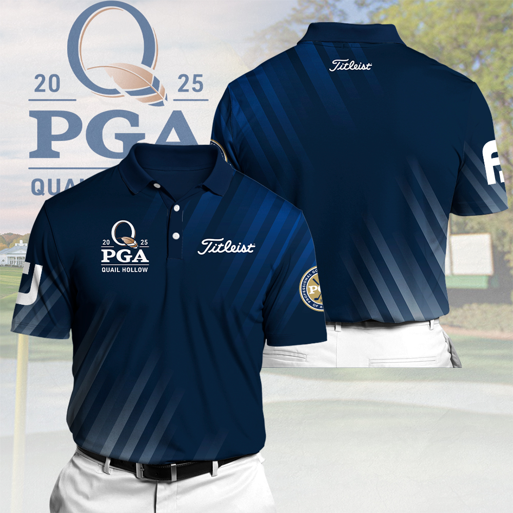 Golf PGA Championship TITL 3D Polo Shirt Golf Presents For Dad