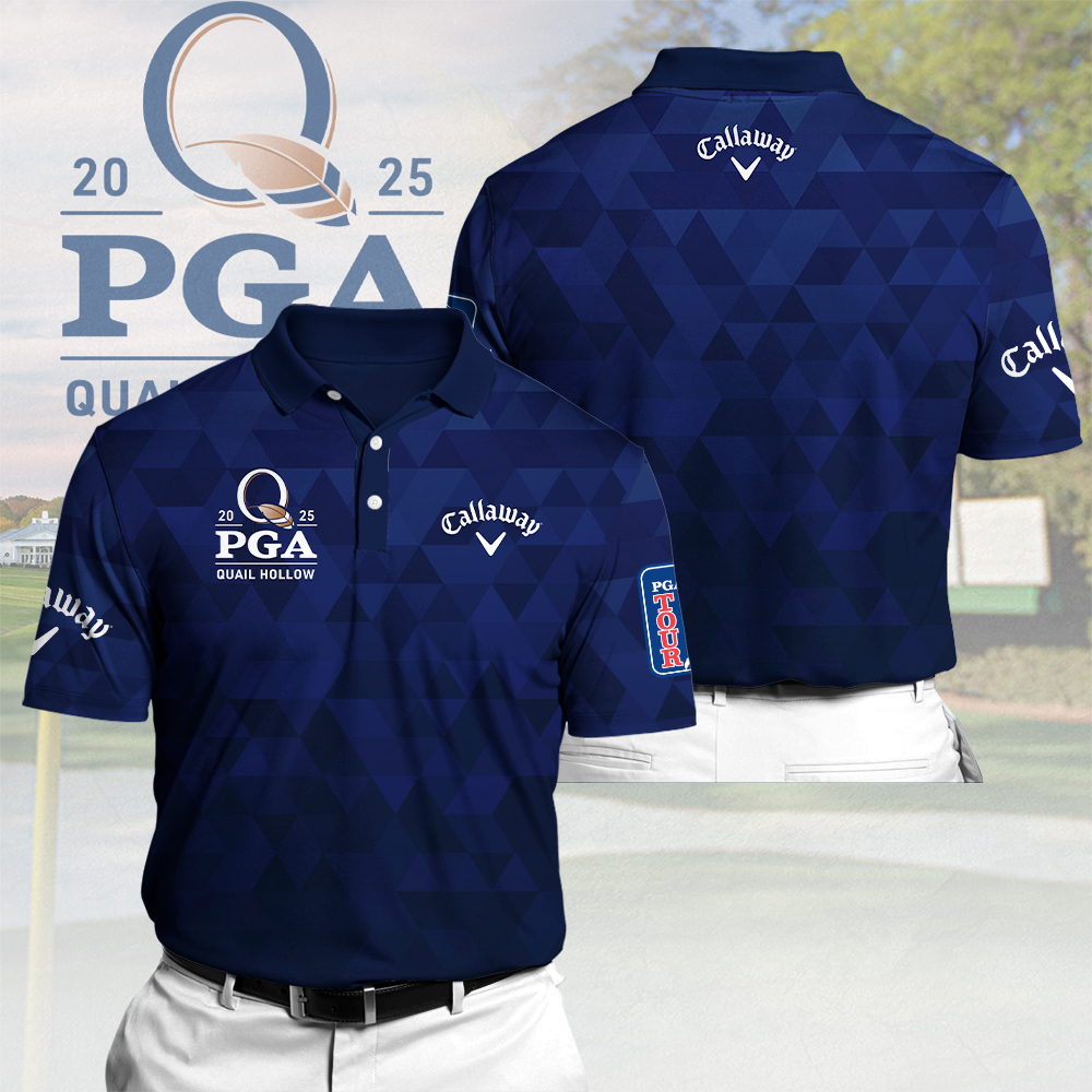 Golf PGA Championship x CALW 3D Polo Shirt Cool Golf Presents