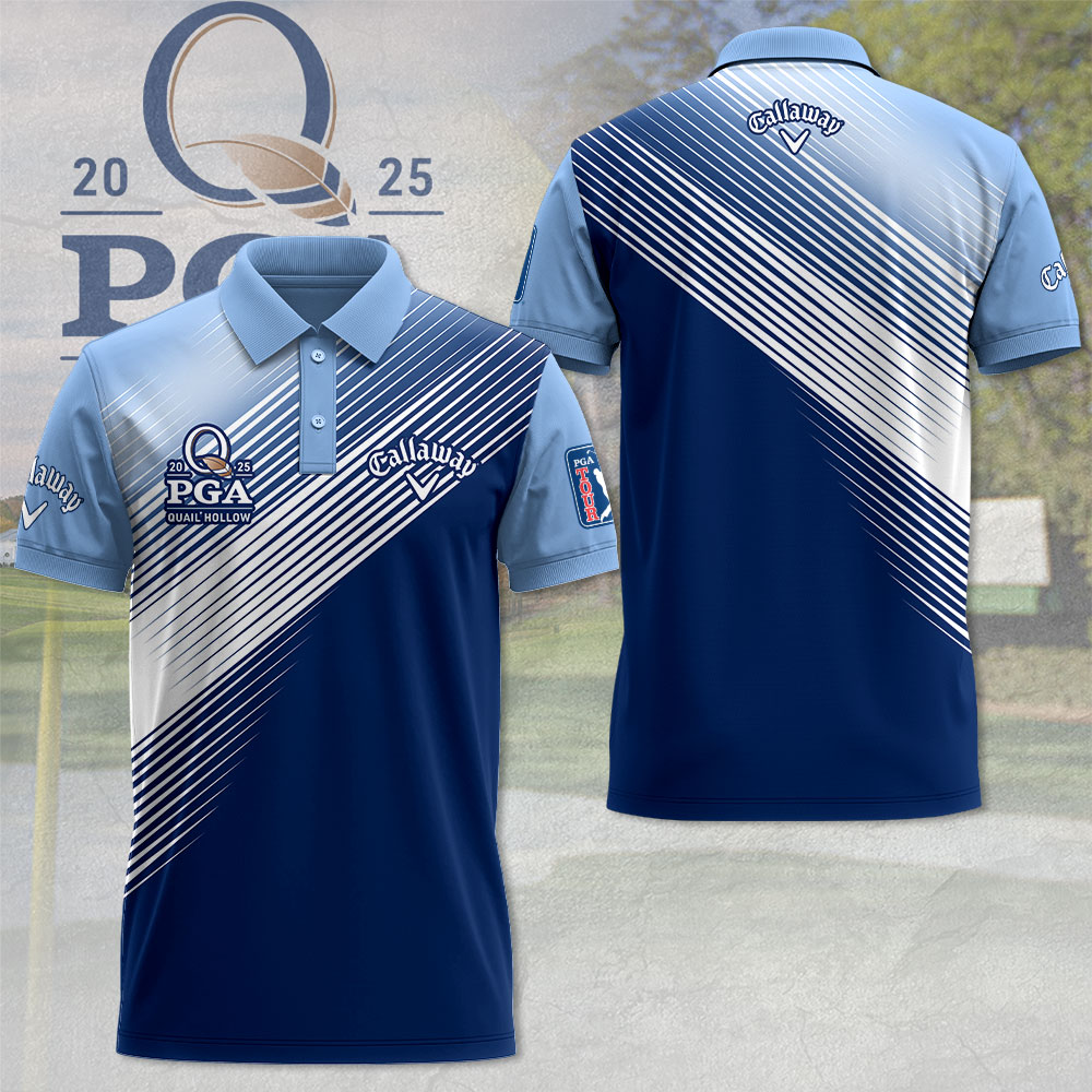 Golf PGA Championship x CALW 3D Polo Shirt Gift For Golf Lover
