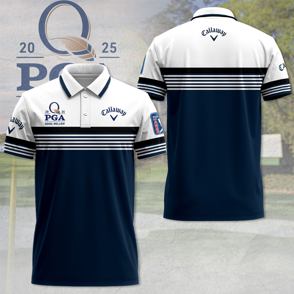Golf PGA Championship x CALW 3D Polo Shirt Gift For Golfers
