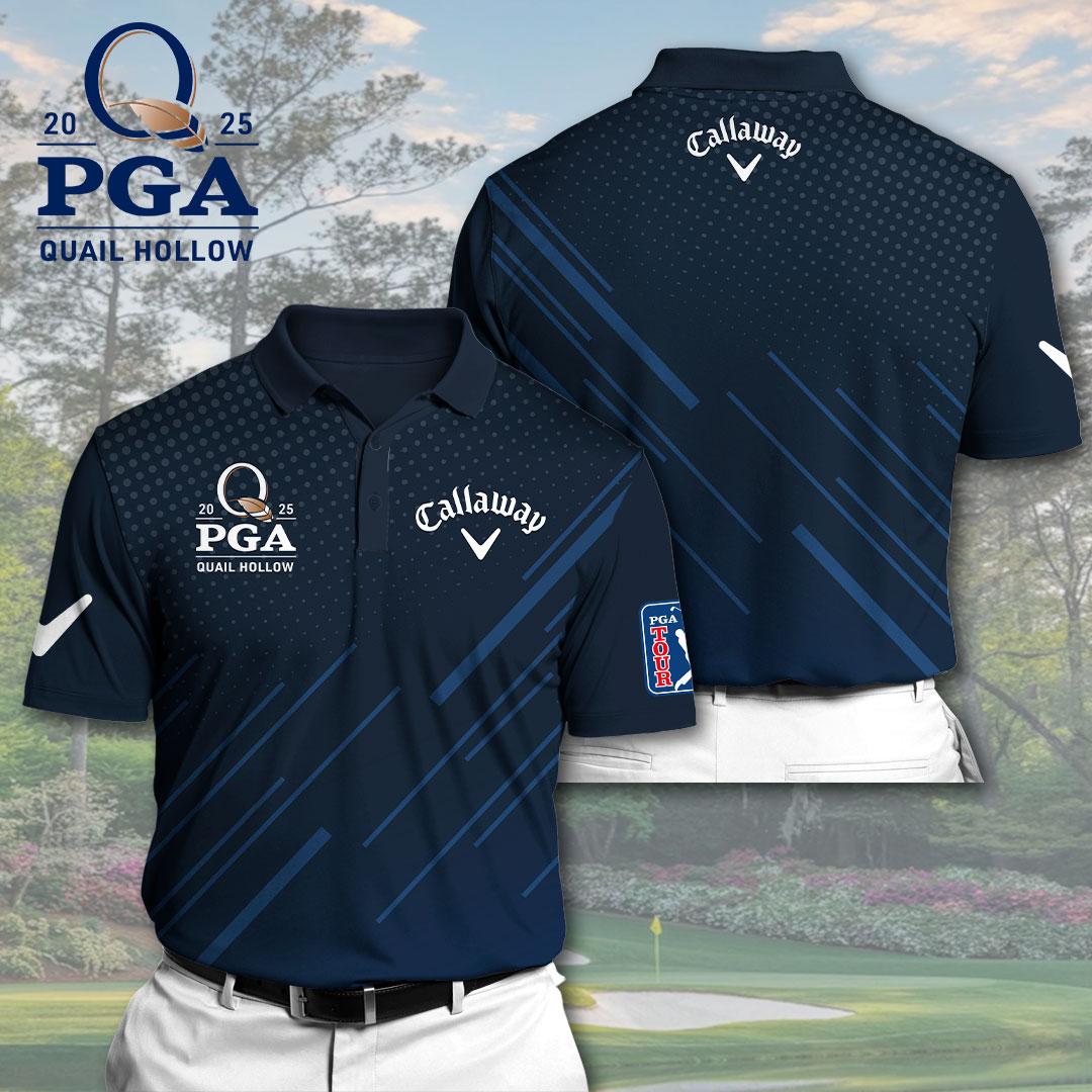 Golf PGA Championship x CALW 3D Polo Shirt Golf Gifts For Dad