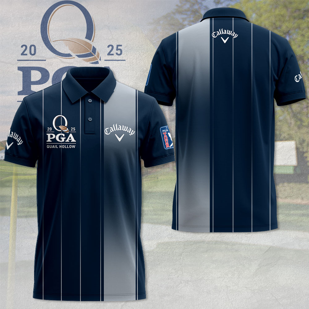 Golf PGA Championship x CALW 3D Polo Shirt Golf Gifts For Golfers
