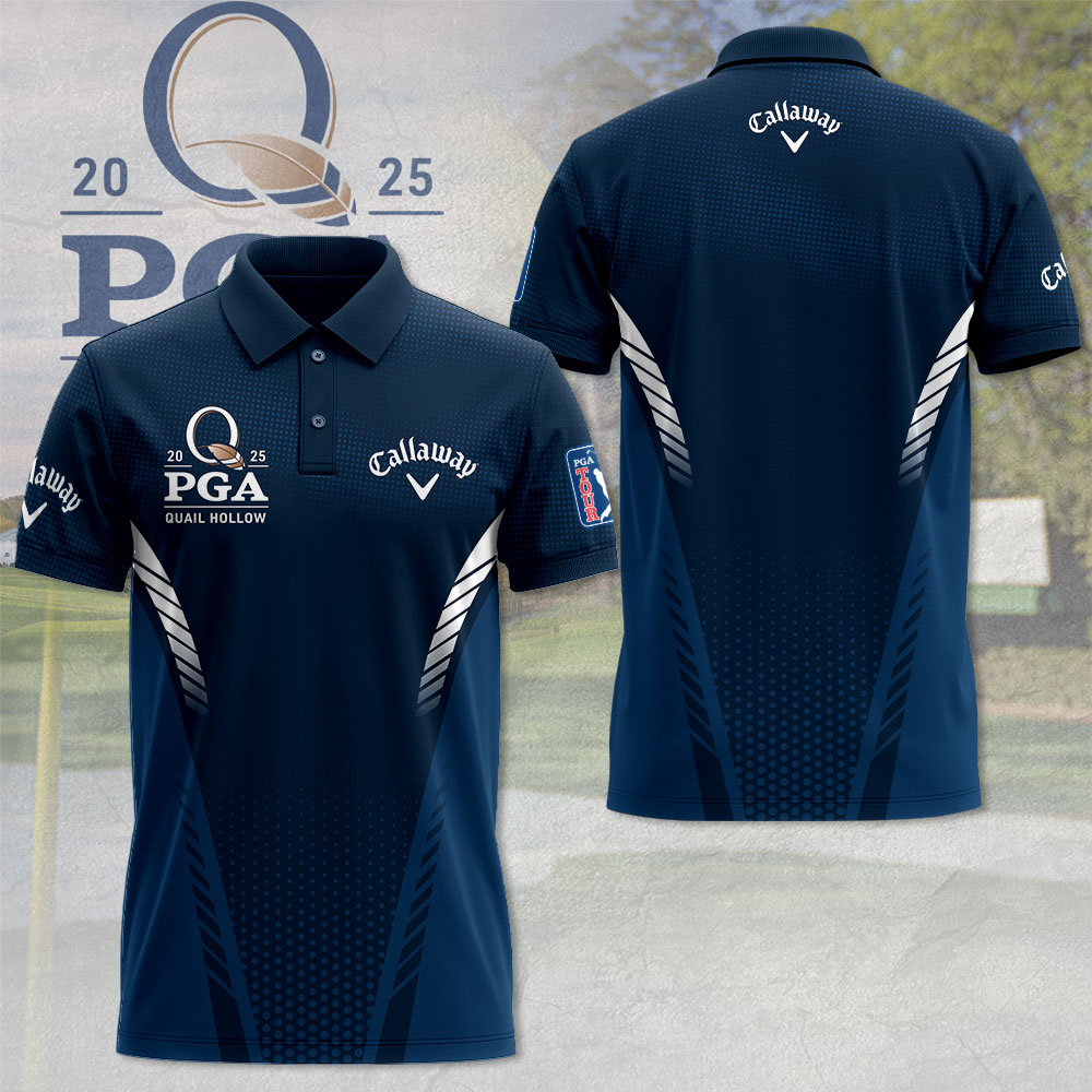 Golf PGA Championship x CALW 3D Polo Shirt Golf Gifts For Men