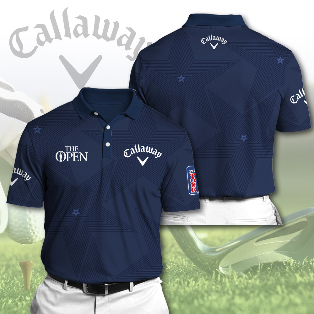 Golf The Open Championship x CALW 3D Polo Shirt Gift For Golfers