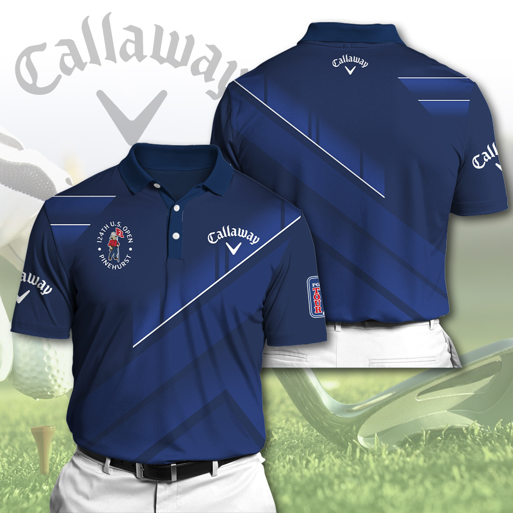 Golf U.S. Open Championship x CALW 3D Polo Shirt Cool Golf Gifts
