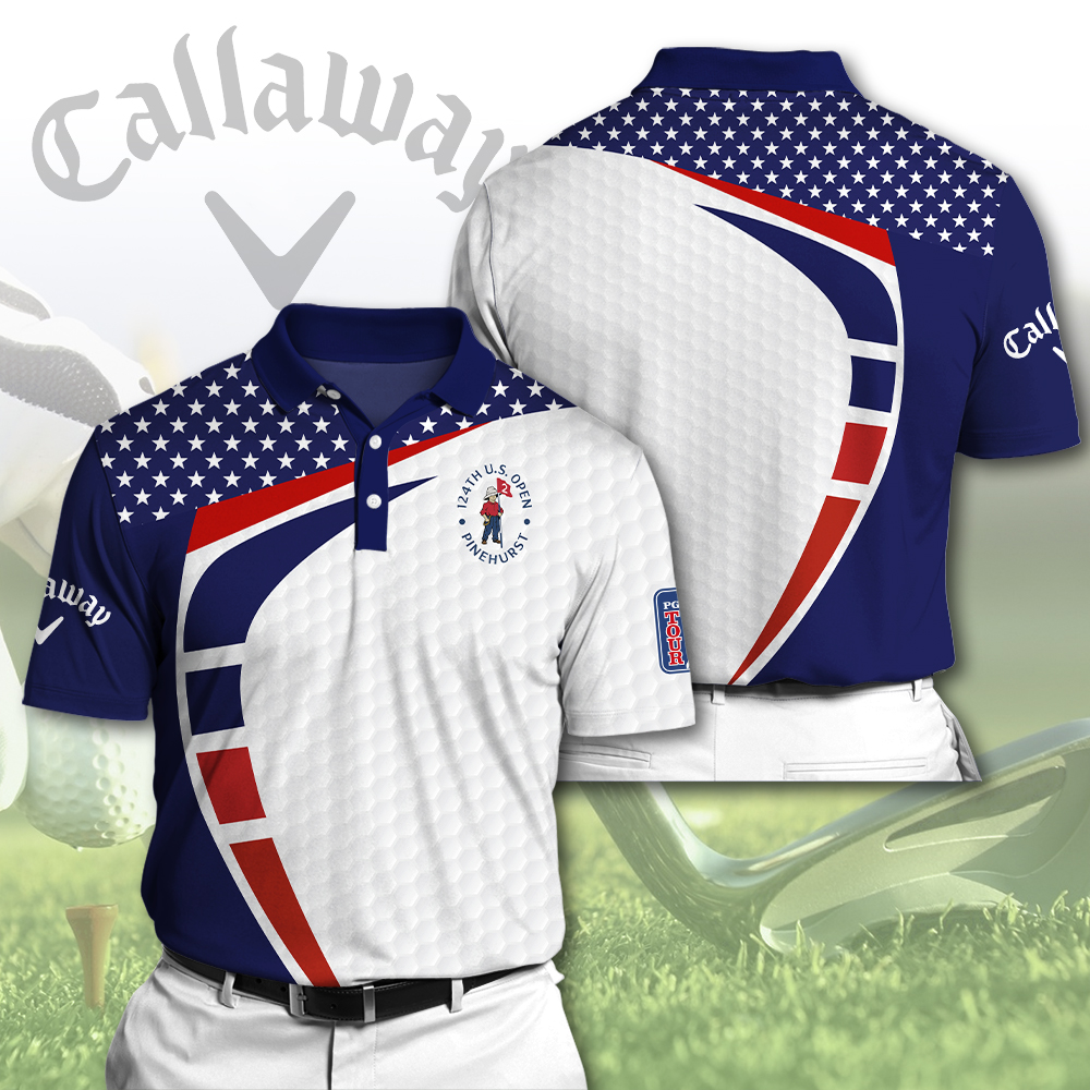 Golf U.S. Open Championship x CALW 3D Polo Shirt Top Gifts For Golfers