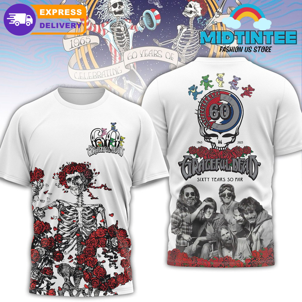 Grateful Dead Happy 60th Anniversary Shirt